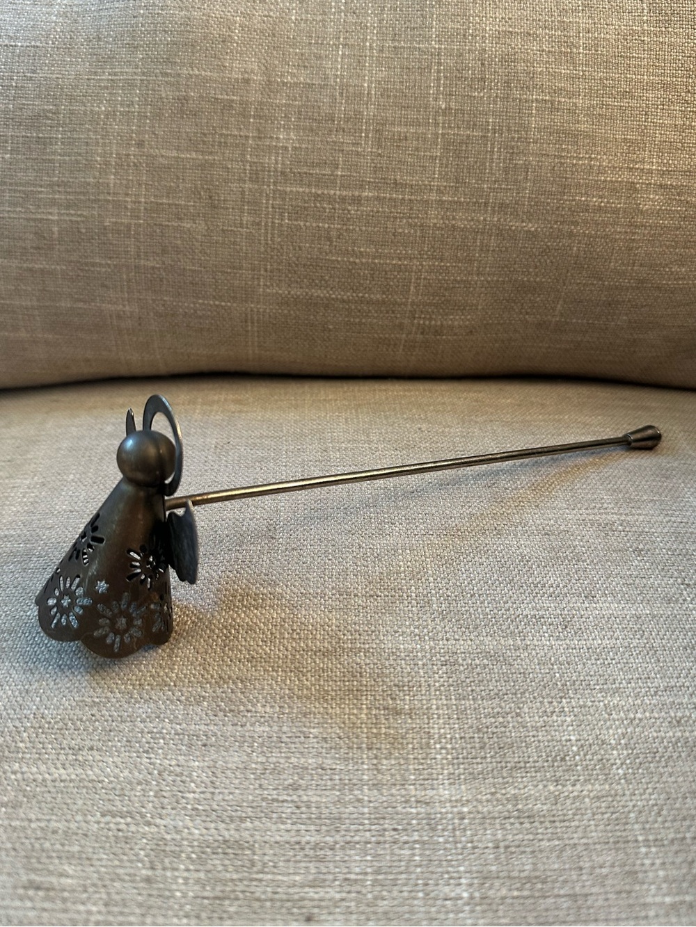 Vintage Metal Angel Candle Snuffer